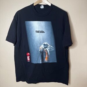 Michael Jackson Shirt Mens XL Black The King Graphic Tee Alstyle Music